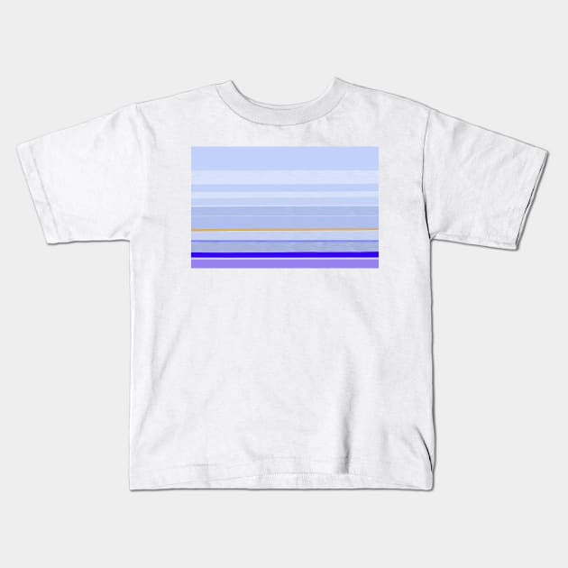 Abstract landscapee digital painting Kids T-Shirt by Recreation